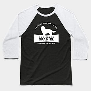 Springer Spaniel Appreciation Society Baseball T-Shirt